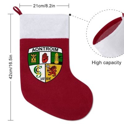 Antrim GAA Irish Christmas Socks
