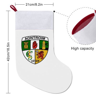 Antrim GAA Irish Christmas Socks Antrim GAA Irish Christmas Socks