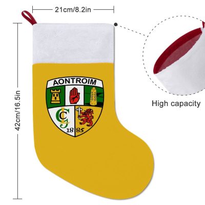 Antrim GAA Irish Christmas Socks Antrim GAA Irish Christmas Socks