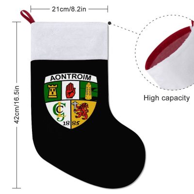 Antrim GAA Irish Christmas Socks Antrim GAA Irish Christmas Socks