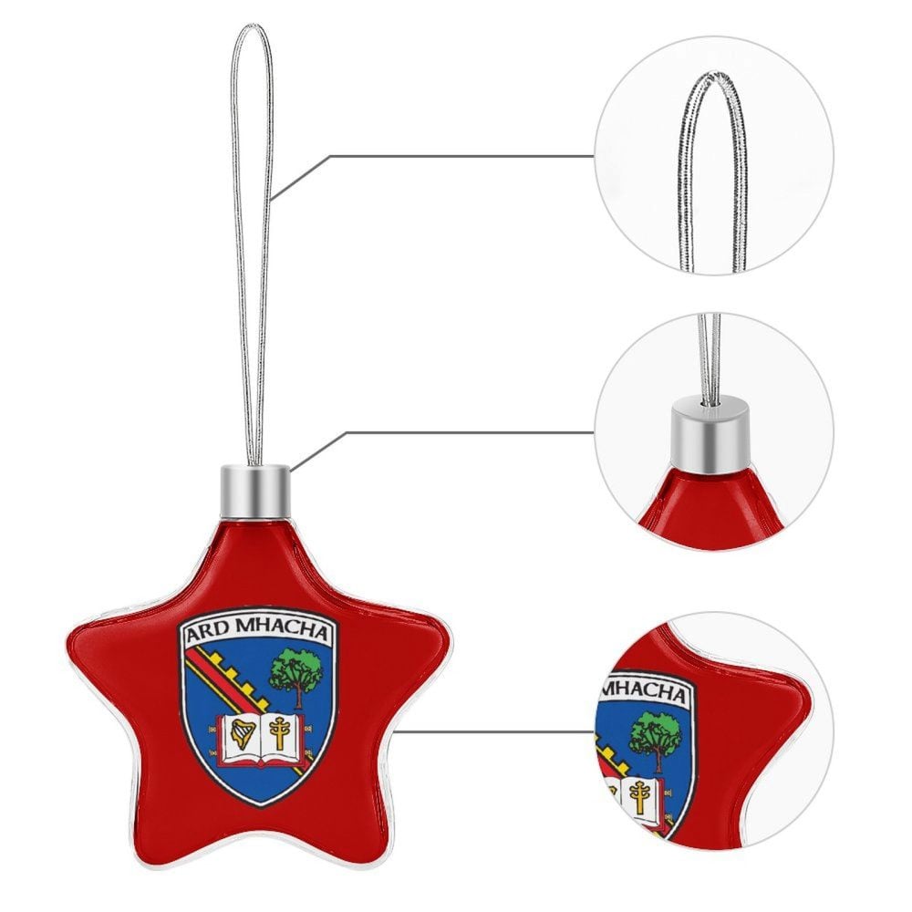 Armagh GAA Star-shaped Christmas Ornament