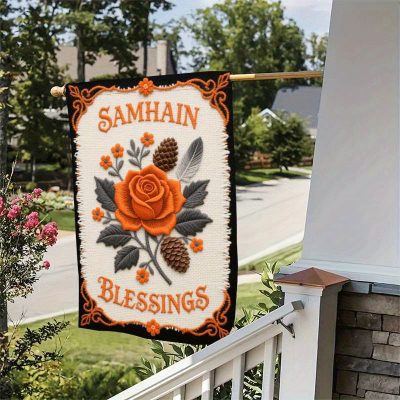 Celtic Gaelic Samhain Garden Flag