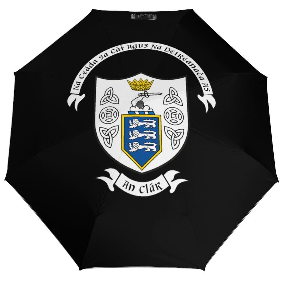 Clare GAA Umbrella – Clare County Crest Compact Rain Umbrella