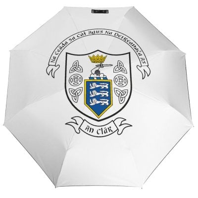 Clare GAA Umbrella – Clare County Crest Compact Rain Umbrella