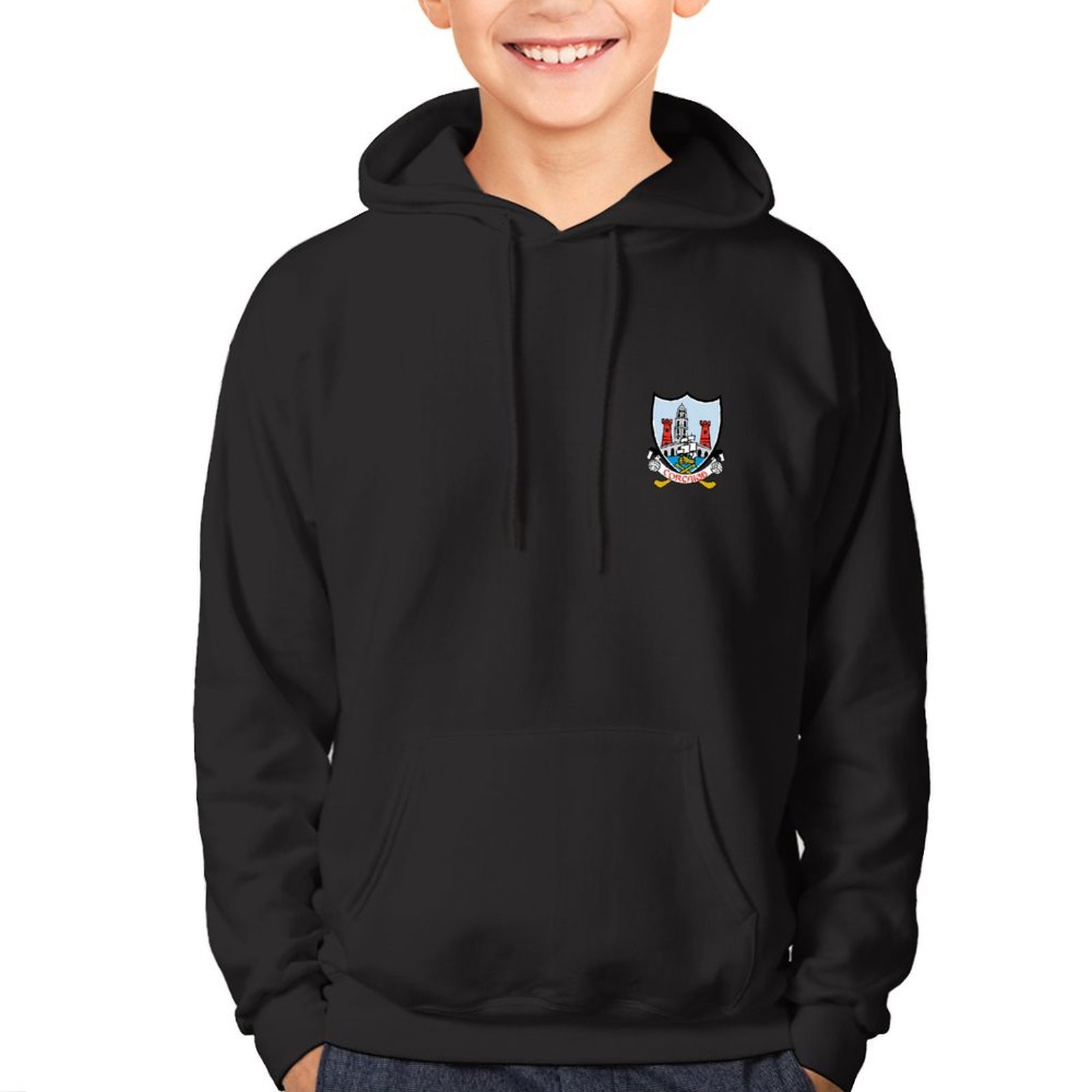 Cork Kids GAA Hoodie – Official County Crest Cork Kids GAA Hoodie