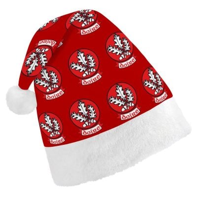 Derry GAA Irish Christmas Hat – County Crest Santa Hat