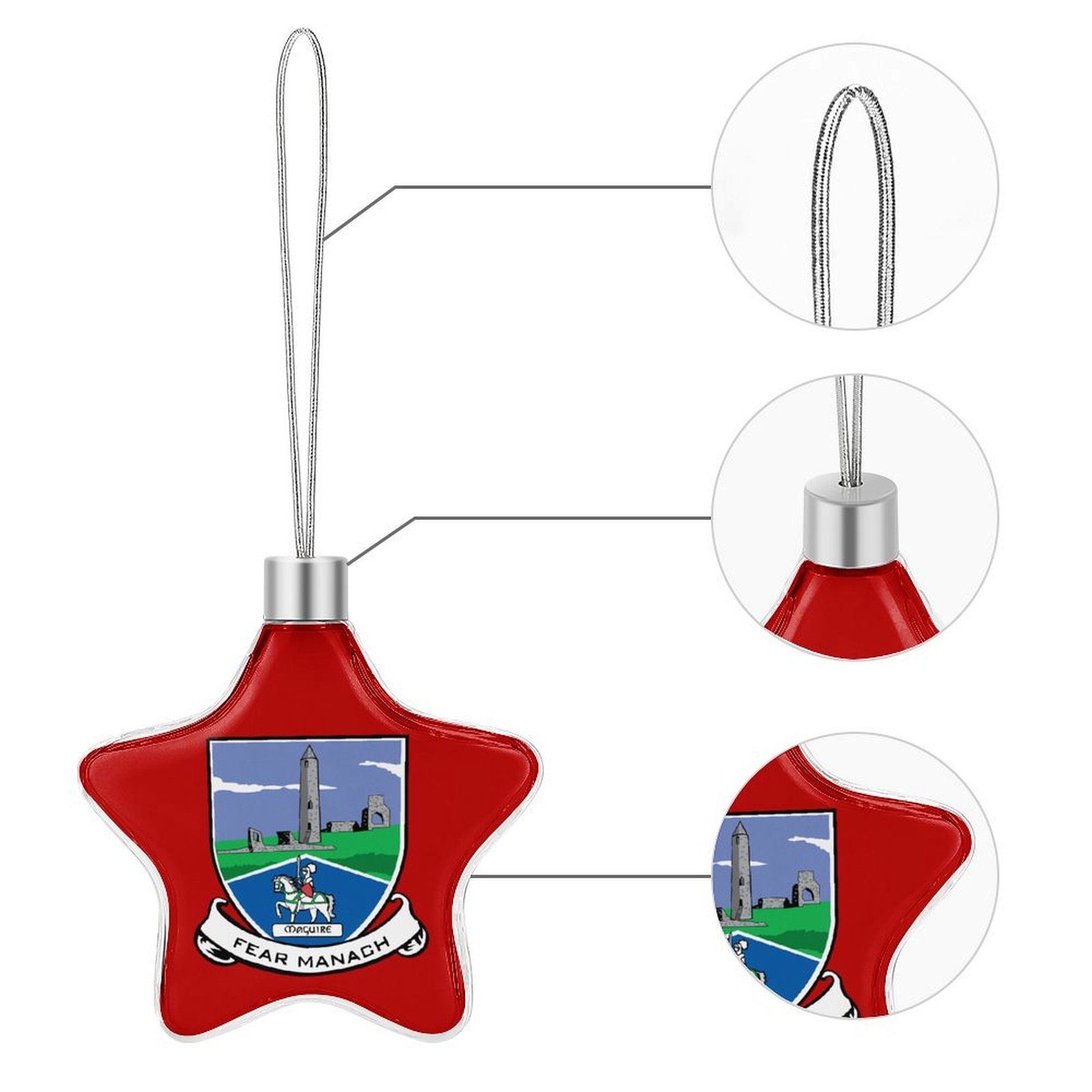 Dublin GAA Star-shaped Christmas Ornament Dublin GAA Star-shaped Christmas Ornament