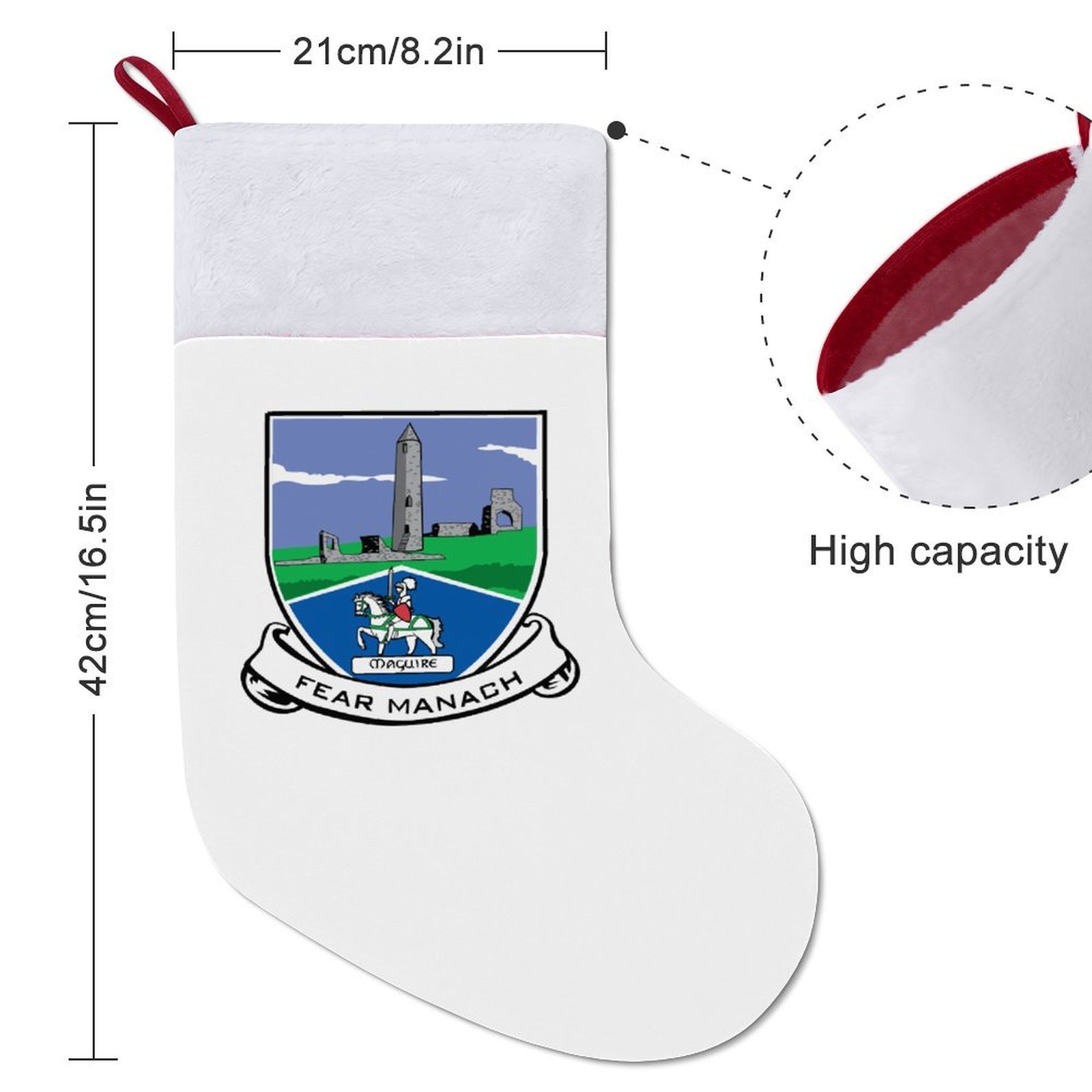 Fermanagh GAA Irish Christmas Socks Fermanagh GAA Irish Christmas Socks