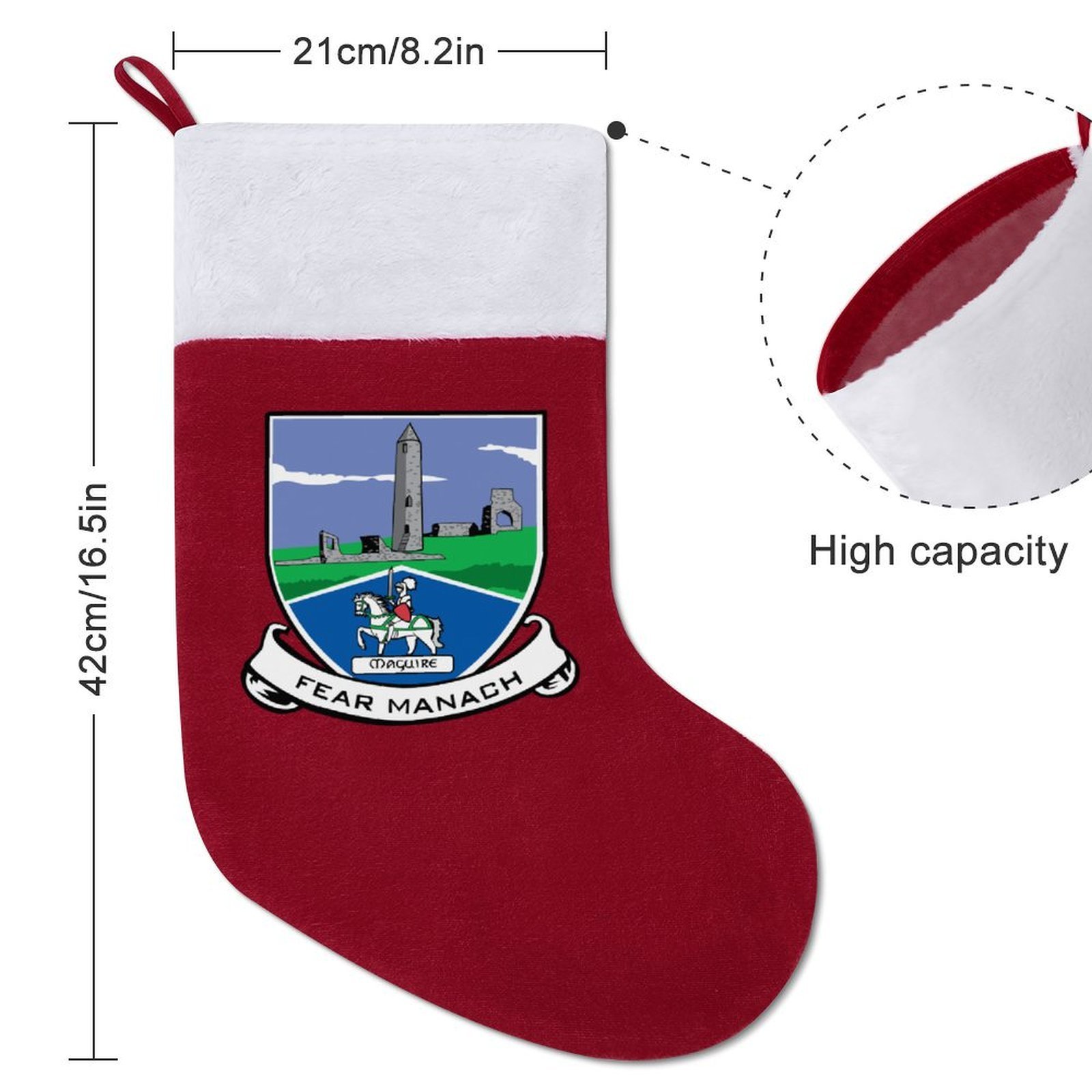 Fermanagh GAA Irish Christmas Socks Fermanagh GAA Irish Christmas Socks