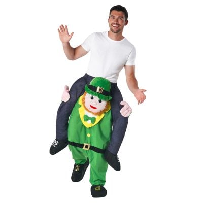 Funny Adult Leprechaun Piggyback Costume – Carry Me Irish Fancy Dress for Halloween & St. Patrick’s Day