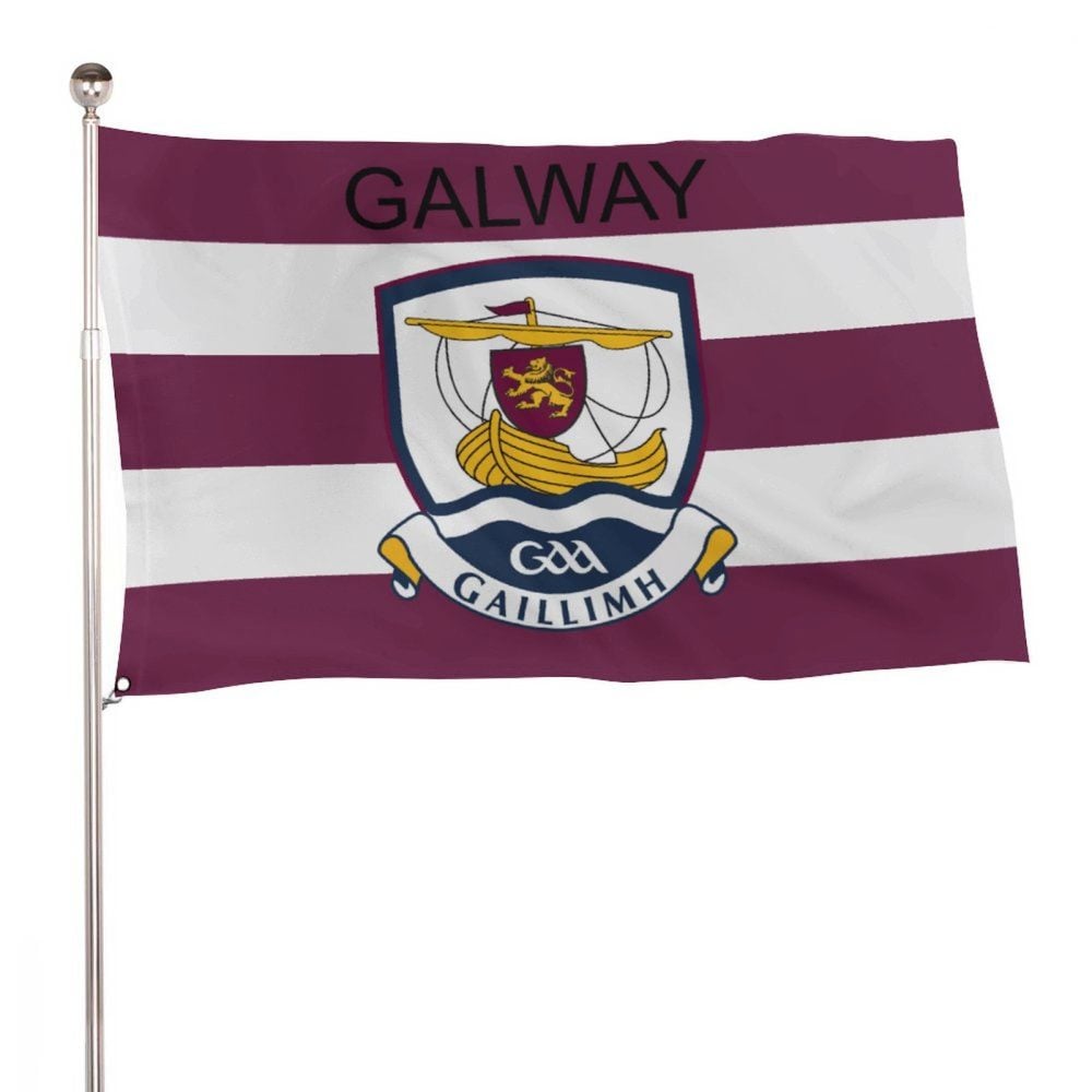 Galway GAA Flag – County Colours and Crest