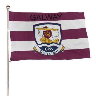 Galway GAA Flag – County Colours and Crest
