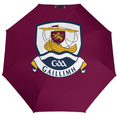 Galway GAA Umbrella – Galway County Crest Compact Rain Umbrella