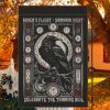 Gothic Raven Witchy Samhain Night Halloween Garden Flag