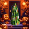Irish Shamrocks Hooded Robe Cloak – Green Shamrock Cape for Halloween