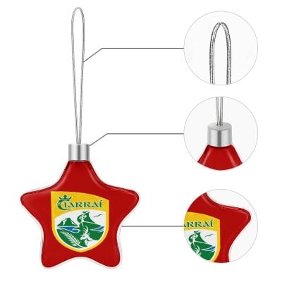 Kerry GAA Star-shaped Christmas Ornament