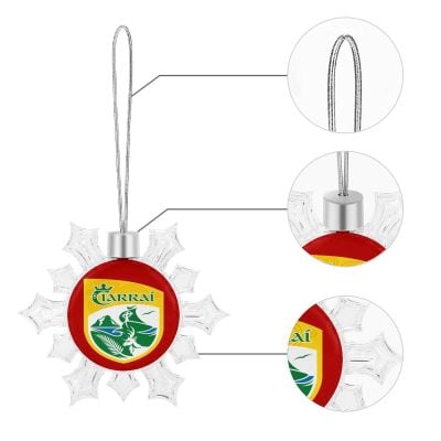 Kerry GAA Irish Christmas Snowflake Ornament