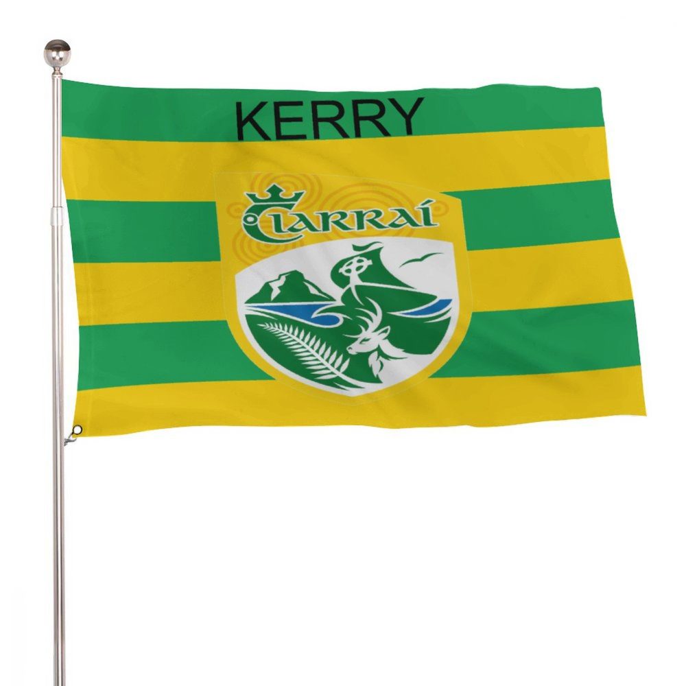 Kerry GAA Flag – County Colours and Crest