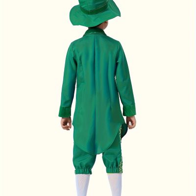 Kids' Irish Gentleman Costume Set – Coat, Pants & Hat | Perfect for Halloween