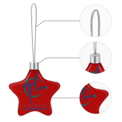 Kildare GAA Star-shaped Christmas Ornament