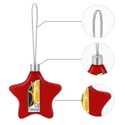 Kilkenny GAA Star-shaped Christmas Ornament