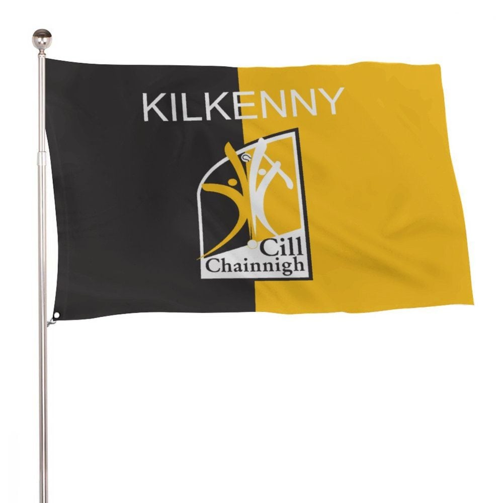 Kilkenny GAA Flag – County Colours and Crest