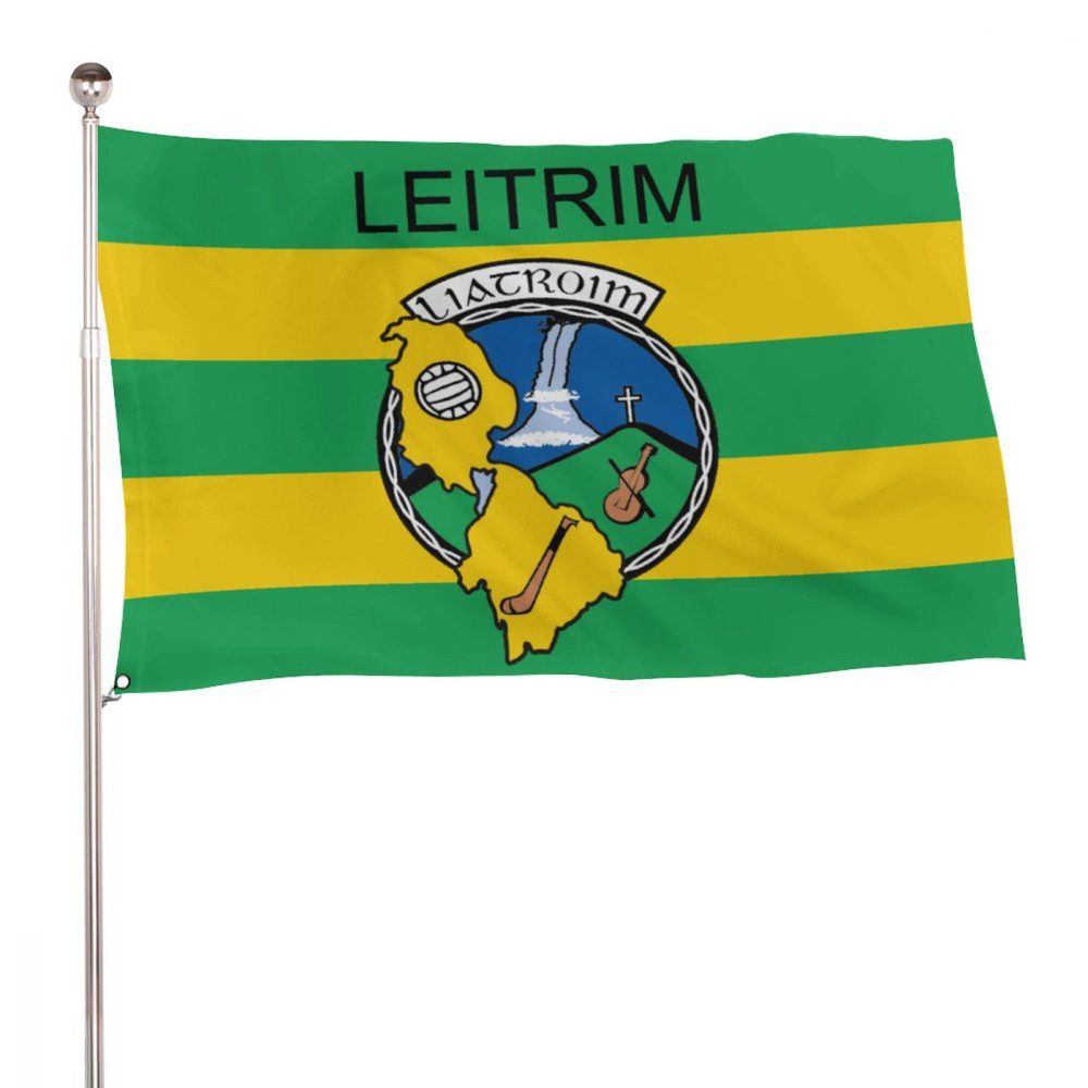 Leitrim GAA Flag – County Colours and Crest