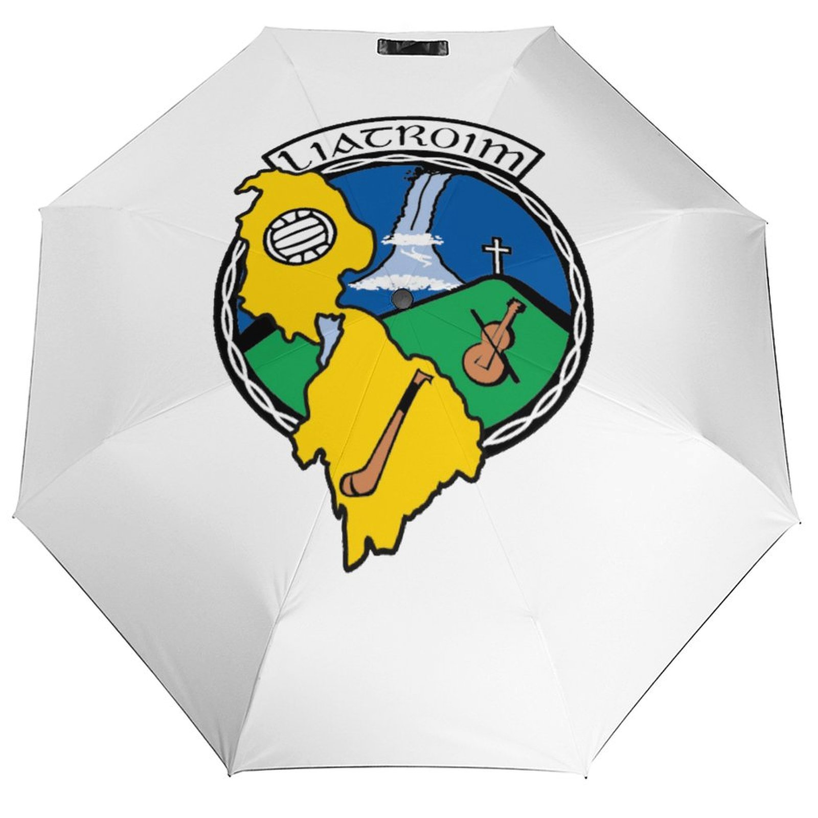 Leitrim GAA Umbrella – Leitrim County Crest Compact Rain Umbrella Leitrim GAA Umbrella – Leitrim County Crest Compact Rain Umbrella