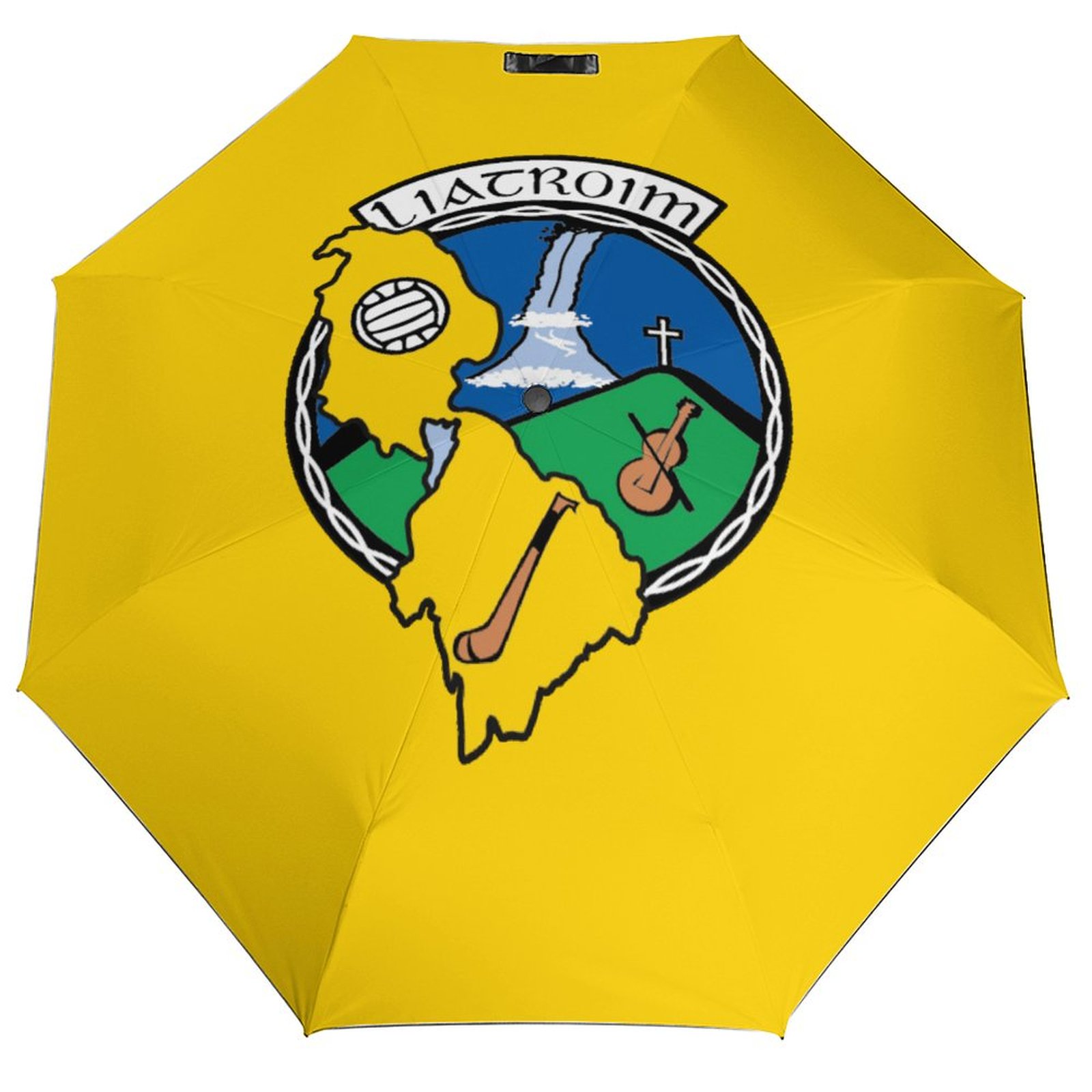 Leitrim GAA Umbrella – Leitrim County Crest Compact Rain Umbrella Leitrim GAA Umbrella – Leitrim County Crest Compact Rain Umbrella