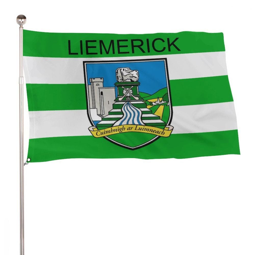 Limerick GAA Flag – County Colours and Crest