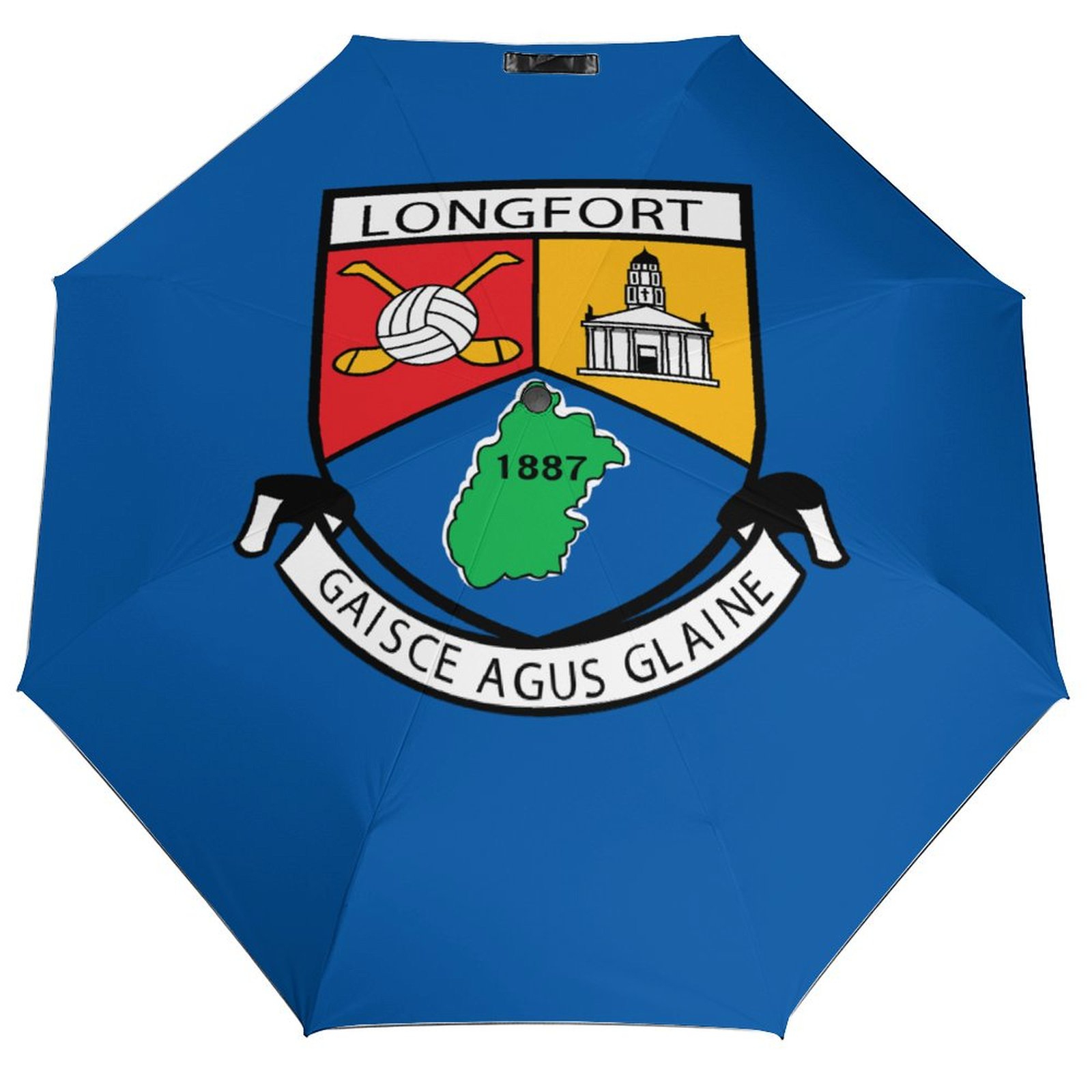 Longford GAA Umbrella – Longford County Crest Compact Rain Umbrella Longford GAA Umbrella – Longford County Crest Compact Rain Umbrella