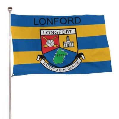 Longford GAA Flag – County Colours and Crest