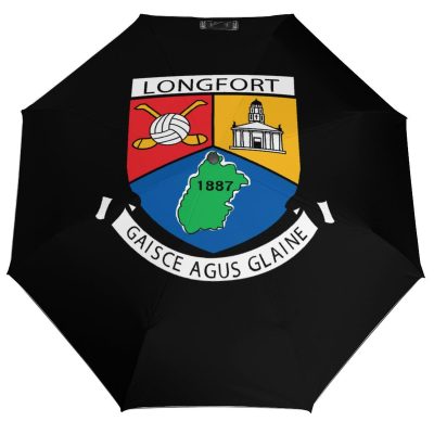 Longford GAA Umbrella – Longford County Crest Compact Rain Umbrella
