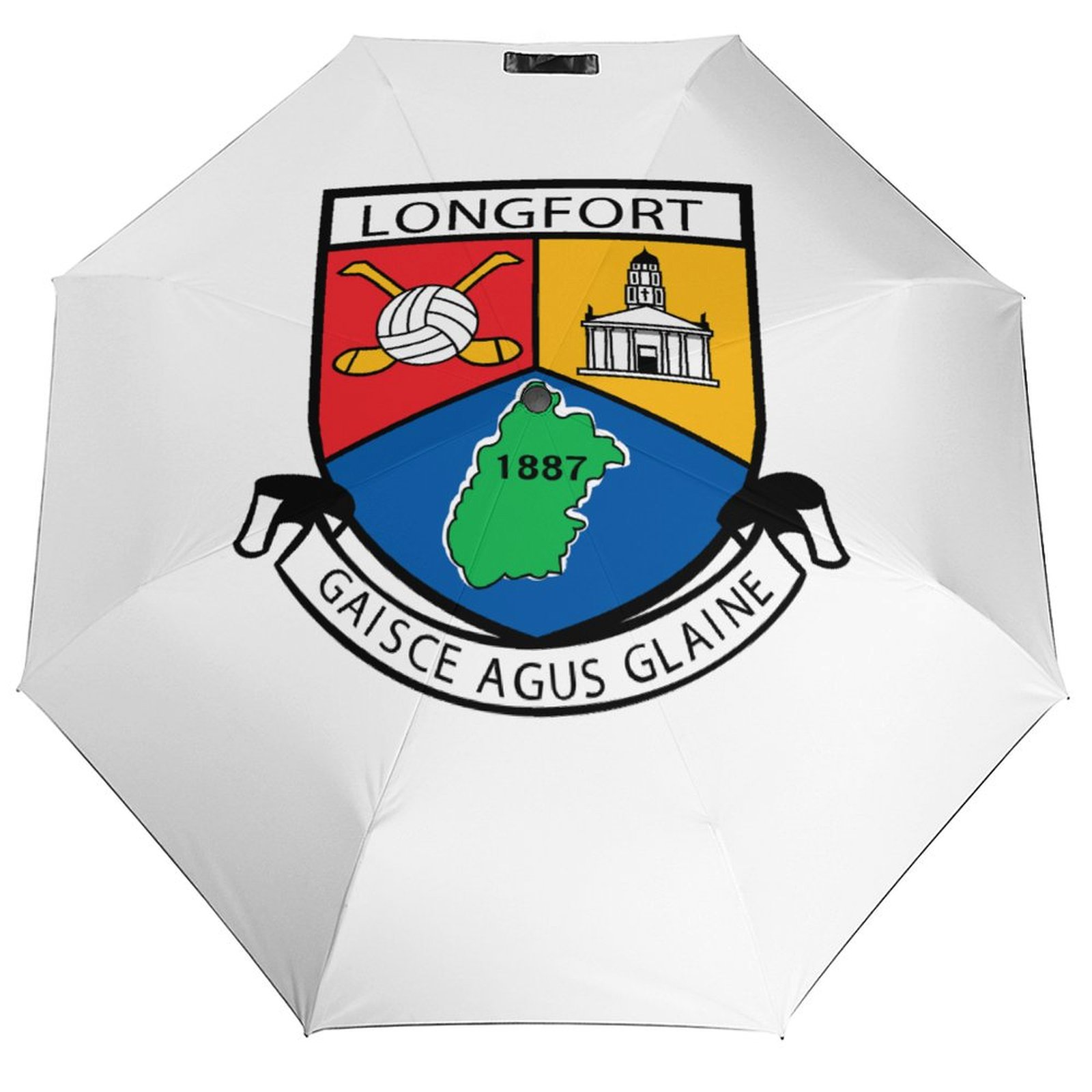 Longford GAA Umbrella – Longford County Crest Compact Rain Umbrella Longford GAA Umbrella – Longford County Crest Compact Rain Umbrella