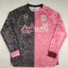 Palestine 2025-2026 Black Pink Long Sleeve Arabic Jersey