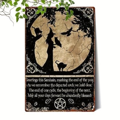 Retro Wall Art with Celtic Knot Design