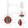 Roscommon GAA Irish Christmas Snowflake Ornament