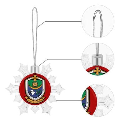 Roscommon GAA Irish Christmas Snowflake Ornament