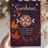 Samhain Greeting Card - Witchcraft & Pagan Celebration