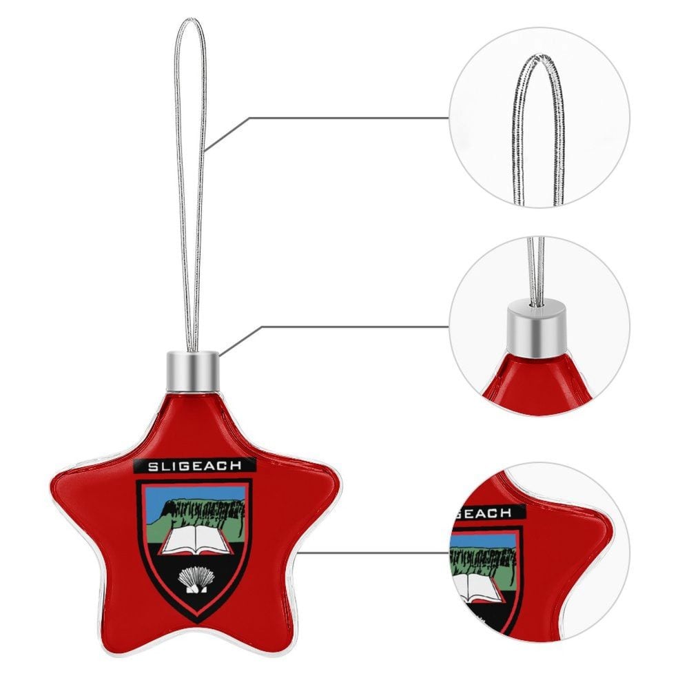 Sligo GAA Star-shaped Christmas Ornament