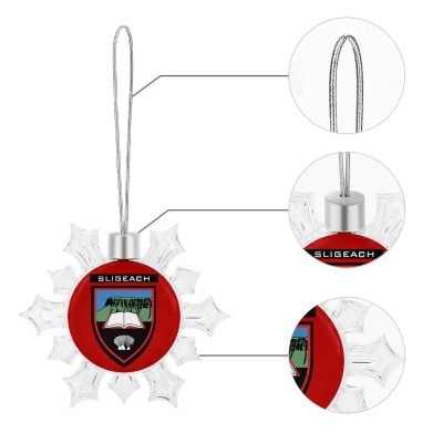 Sligo GAA Irish Christmas Snowflake Ornament