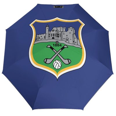 Tipperary GAA Umbrella – Tipperary County Crest Compact Rain Umbrella Tipperary GAA Umbrella – Tipperary County Crest Compact Rain Umbrella