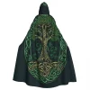 Tree of Life Celtic Hooded Cloak Cape