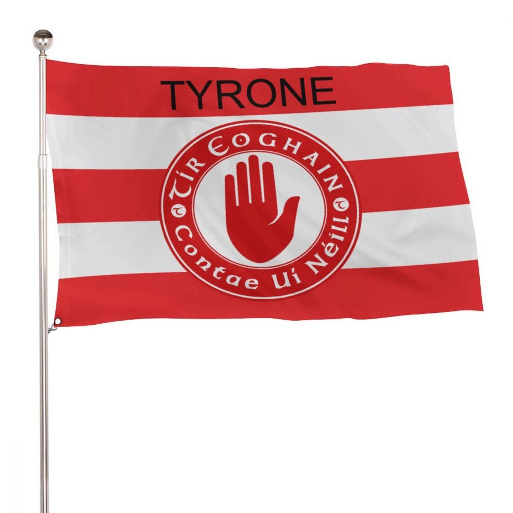 Tyrone GAA Flag – County Colours and Crest