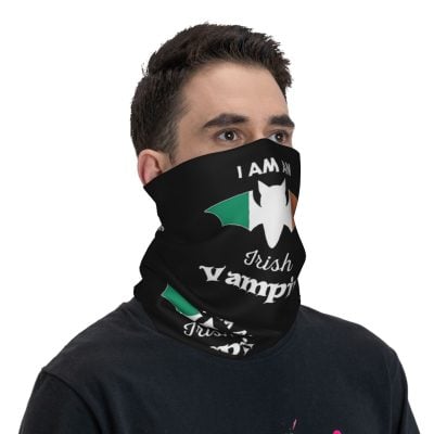 Vampire Ireland Flag Halloween Scarf Balaclava – Breathabl Vampire Ireland Flag Halloween Scarf Balaclava – Breathabl