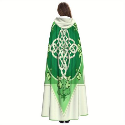 Vintage Celtic Floral Robe Cloak