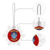 Westmeath GAA Irish Christmas Snowflake Ornament
