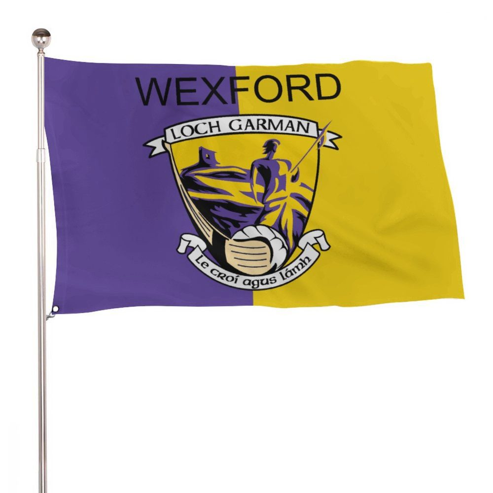 Wexford GAA Flag – County Colours and Crest