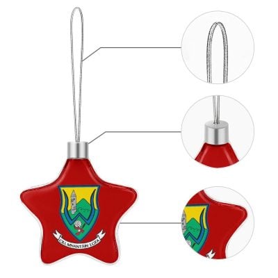 Wicklow GAA Star-shaped Christmas Ornament