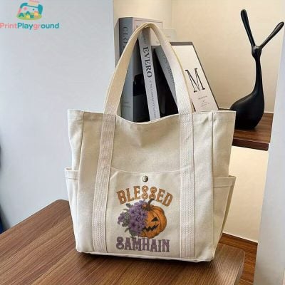 Women's Lazy-Chic Blessed Samhain Tote Bag